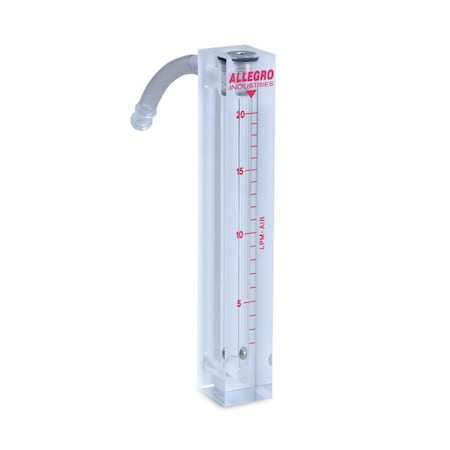 Allegro Industries Flowmeter, For Use With HiVolume Sampling Pump 9803, Cassettes, 0 To 20 Lpm, 980403 9804-03